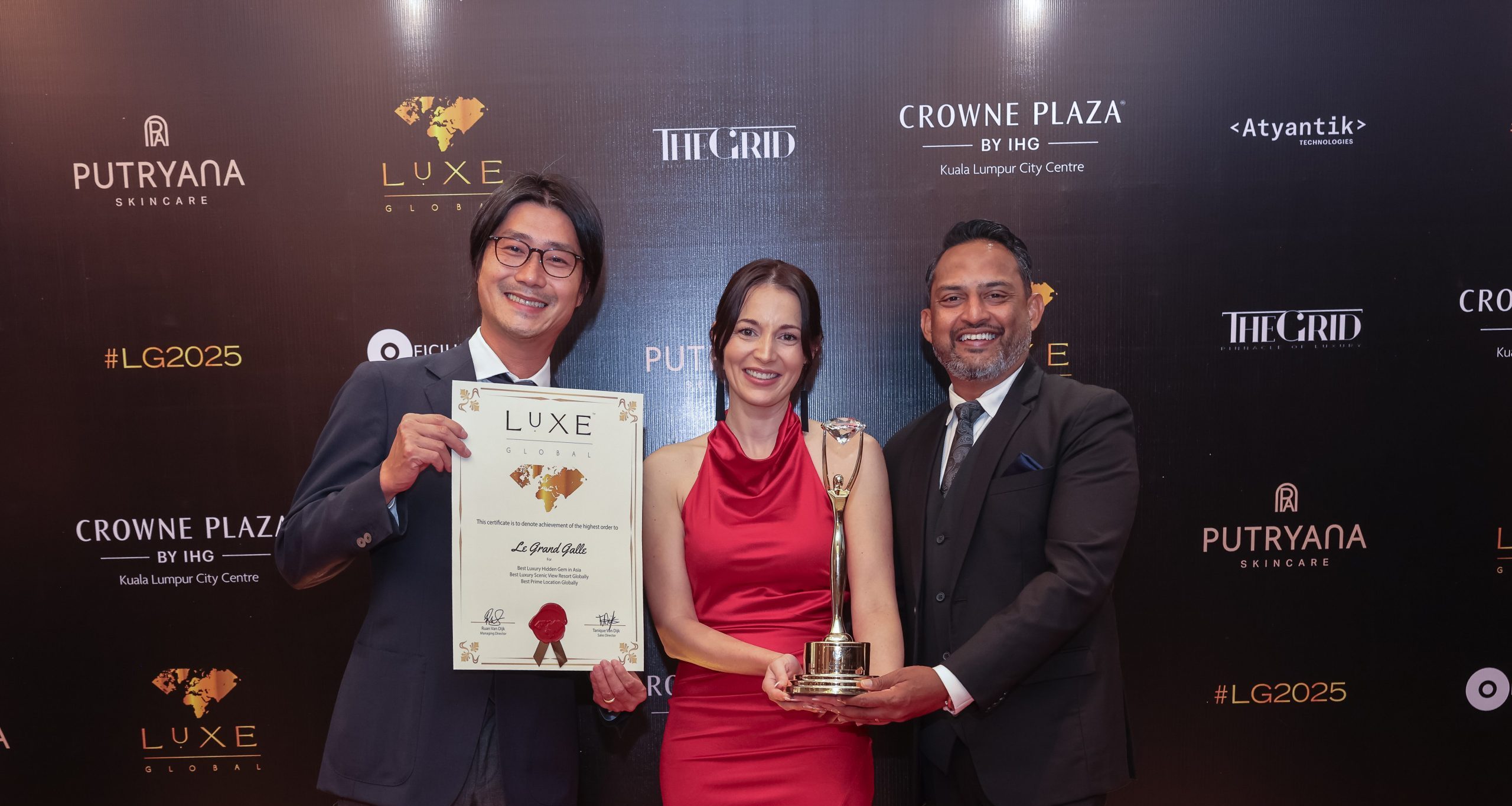 Le Grand Galle Celebrated Globally with Top Honors at the 2025 LUXE Global Awards